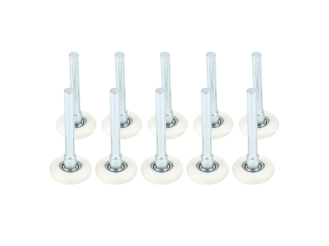 Polia de nylon para porta de garagem, resistente ao desgaste e durável, adequada para substituição.