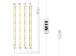 Fitas De Luz Para Plantas, Luz Solar Completa Com Timer Automático 3/9/12h Para Plantas Internas