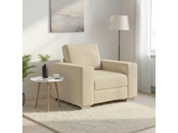 Vidaxl Cadeira Sofa Creme 100 Cm Tecido