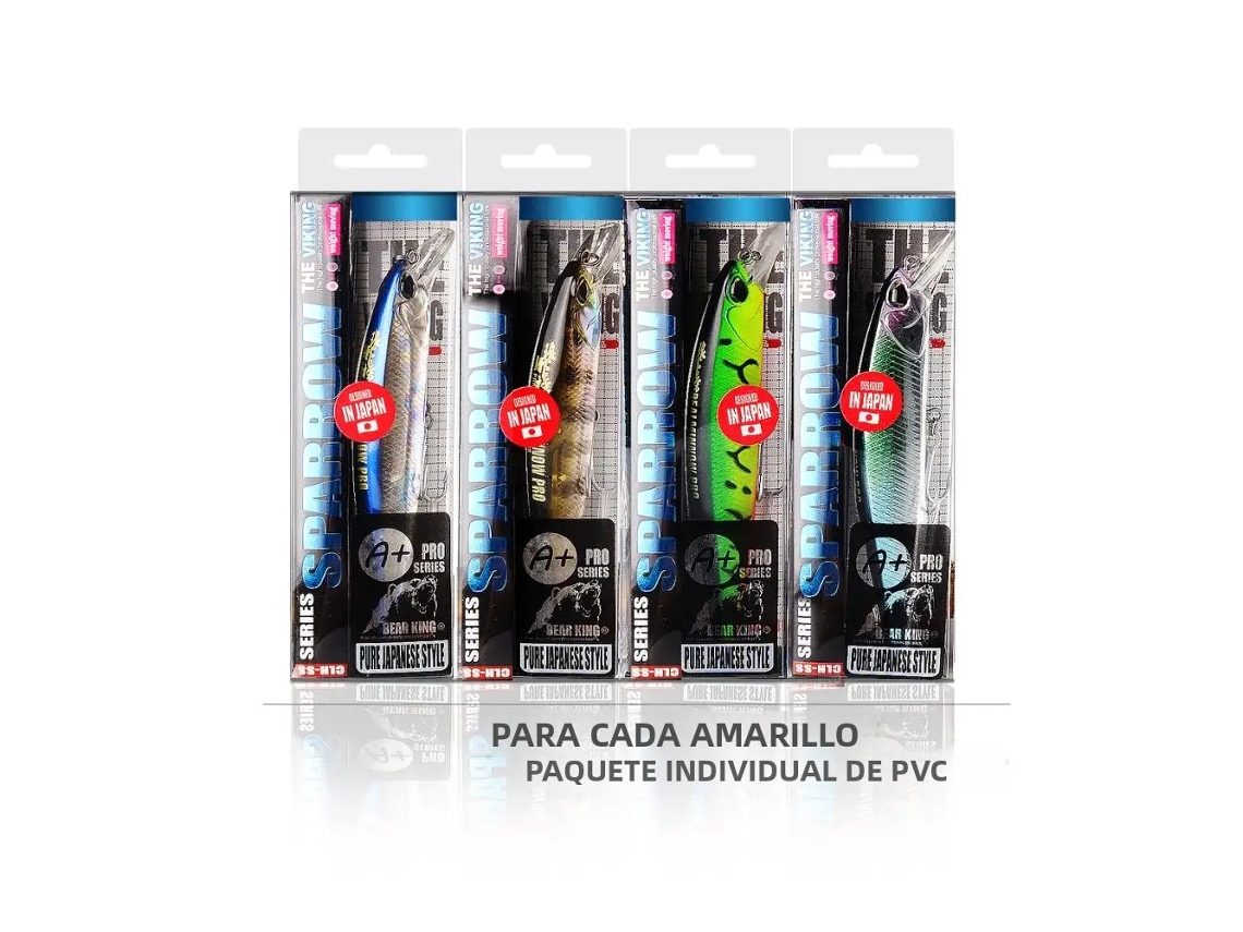 (estilo J) Conjunto De 4 Iscas Magnéticas Para Pesca De Sardinha, Sistema Multicolorido