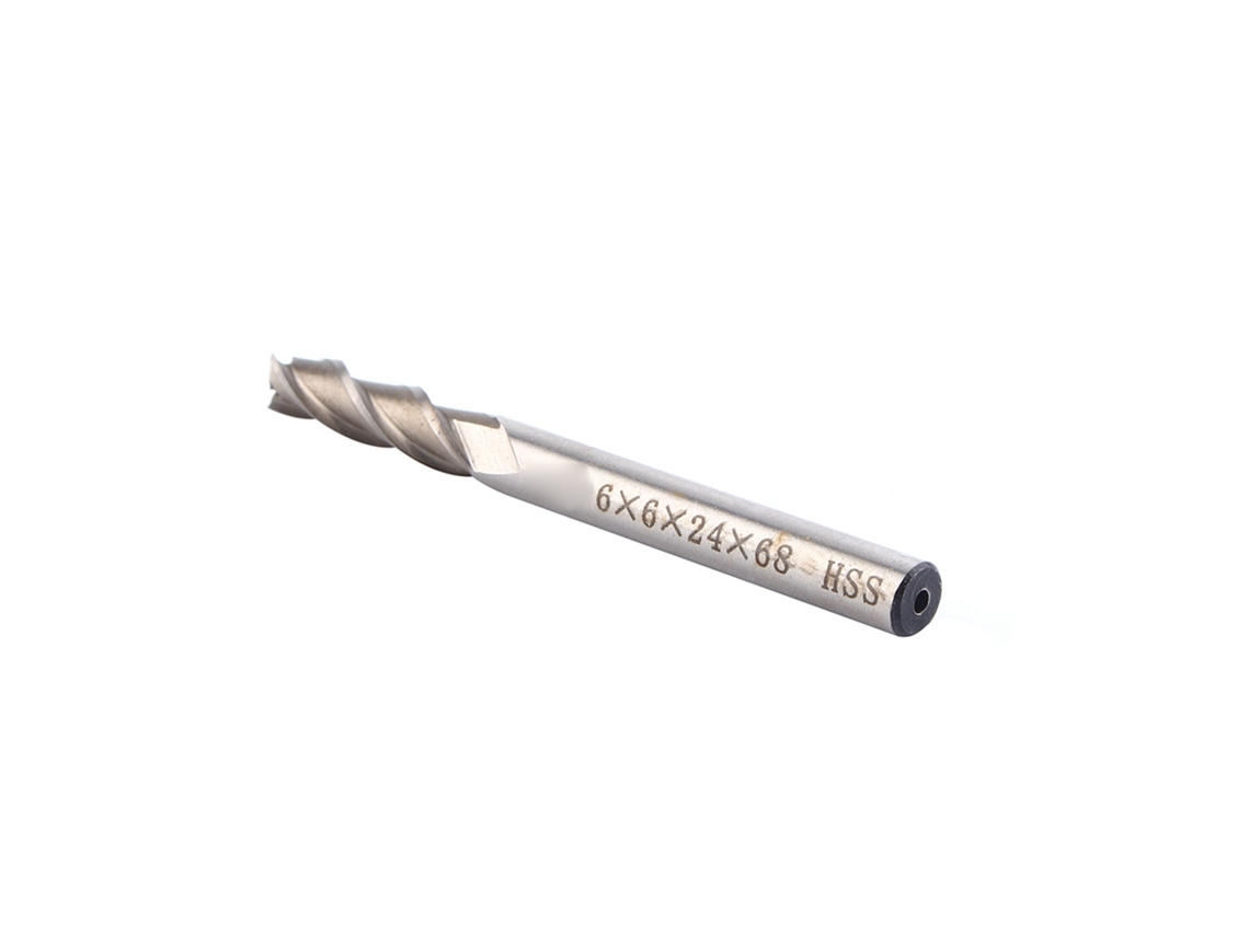 Brocas De Fresamento Hss 3-flutes 6mm, Cutter De Espiral Longo Para Cnc, Gravura E Corte Em Metais