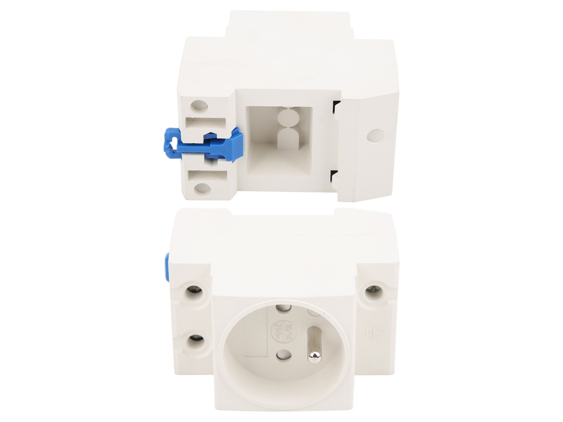 Laxiscreed Adaptador De Rail Power Socket Para Ligações Industriais, 10-16a