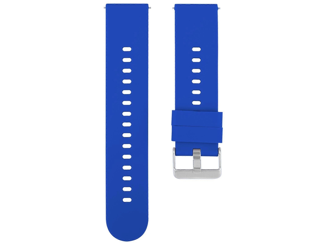 Pulseira De Silicone Para Relógio Com Fivela De Aço De Cor Sólida