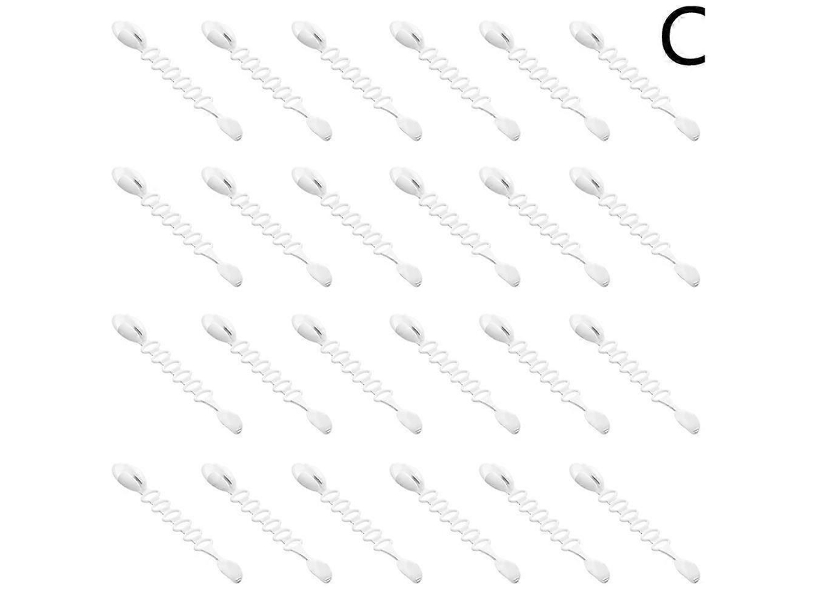 12/24 Peças De Tiras De Silicone Para Pendurar Guirlandas, Laços E Meias De Natal Reutilizáveis Olysi Shop