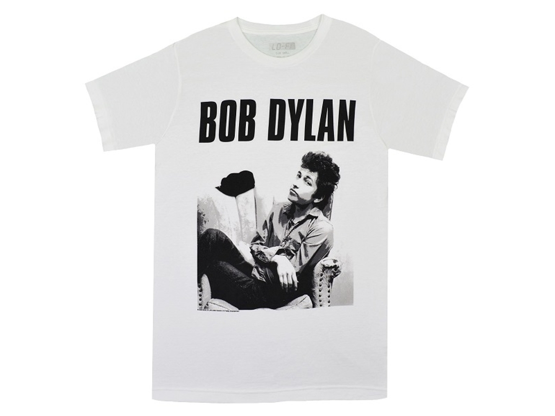 Bob Dylan Sitting T-shirt Unisex Adults Size:xxl