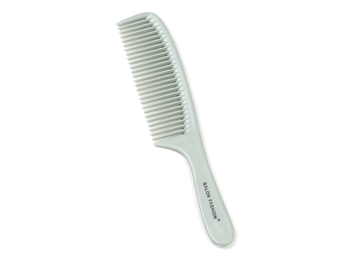 (estilo 2 Verde) Pente Plano De Plástico Com Dentes Largos Para Massagem Capilar E Do Couro Cabeludo.