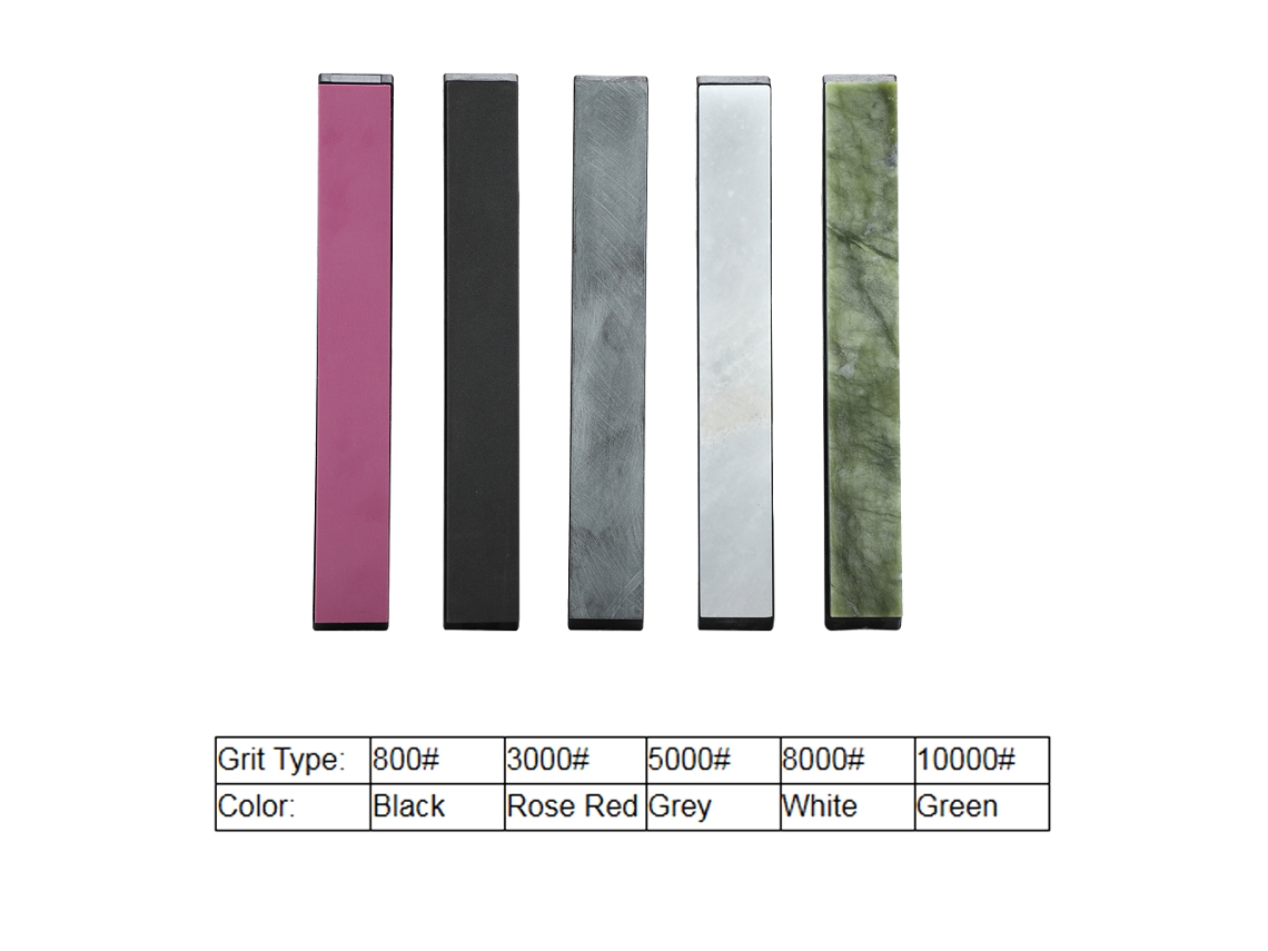 Conjunto De Pedras De Afiar Coloridas Laxiscreed Com Base E Ângulo Fixo Para Afiação Precisa