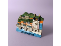 (castelo De Heidelberg, Ponte De Karlsorino) Ímãs De Geladeira Da Dinamarca, Finlândia, Islândia E Rússia.