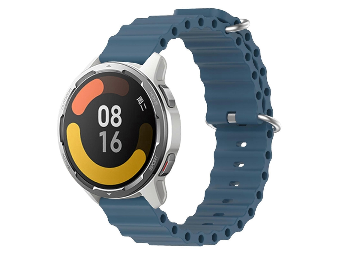 Pulseira De Silicone Sólida Estilo Oceano Para Xiaomi Mi Watch Color 2 22mm