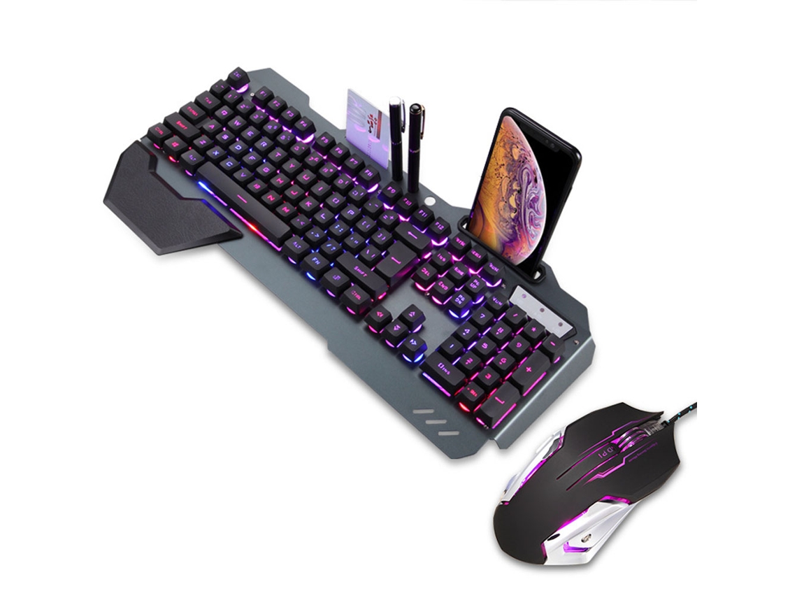 Teclado e Mouse LAXISCREED Mecânico para Jogos