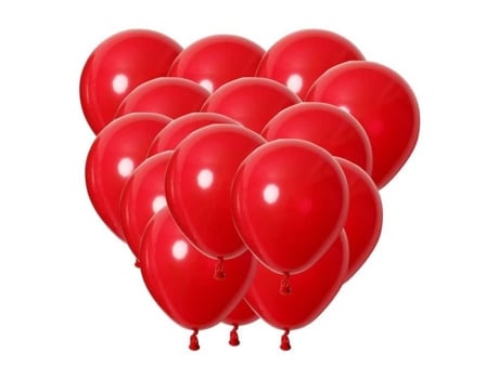 200 Balões de Aniversário de Látex para Festa Balões de Decoração de Casamento-Vermelho 2692 VOLIBEAR