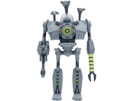 Super 7 The Iron Giant Attack Figure Reaction Azul