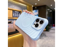 (azul, Iphone 16) Capa Magnética Para Iphone, Cobertura Total Com Silicone Líquido.