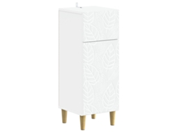 Vidaxl Armário De Armazenamento Para Banheiro Delft Branco
