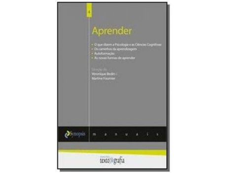 Livro Aprender de V. Bedin E M. Fournier (Dir.) (Português)