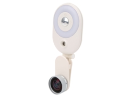2026 luz de Relleno Ajustável para Selfie e Videoconferência, Portátil com Lente de Ângulo Largo