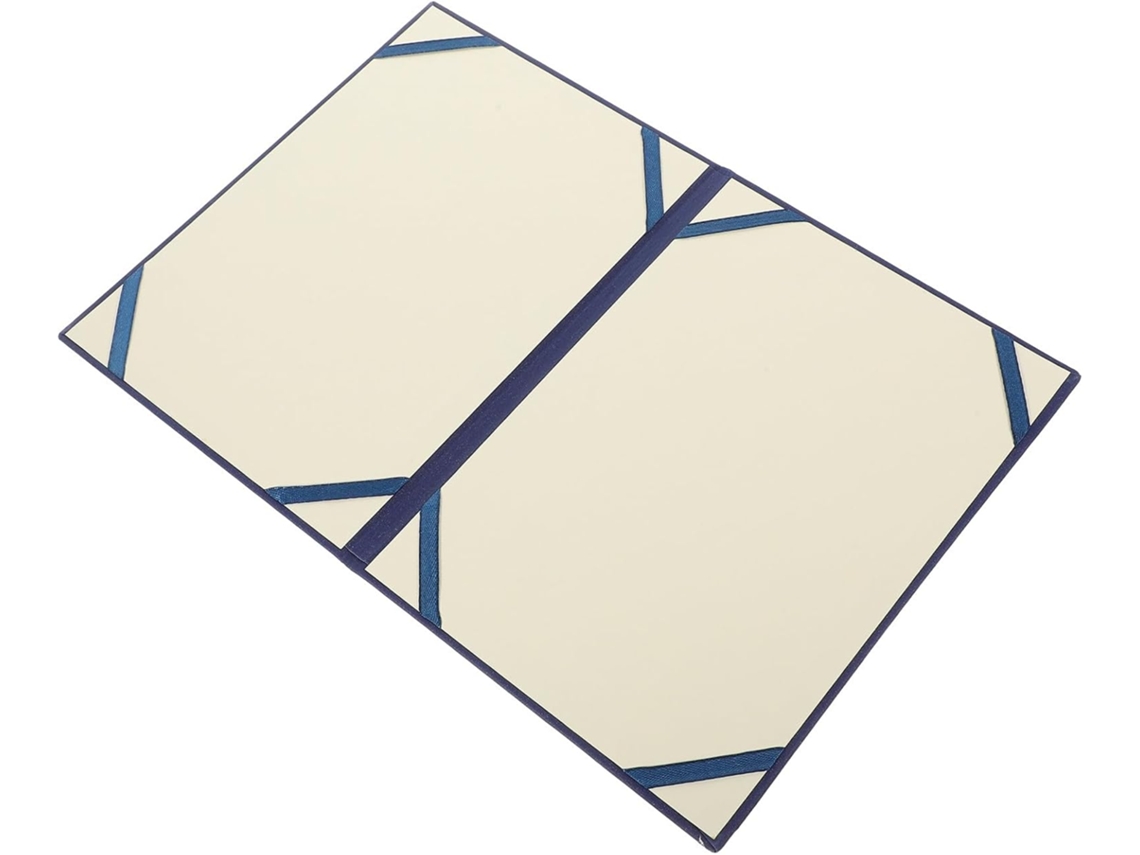 Clispeed Capa Compacta E Prática Em Papel Azul Com Certificado Protegido Documentos E Diplomas