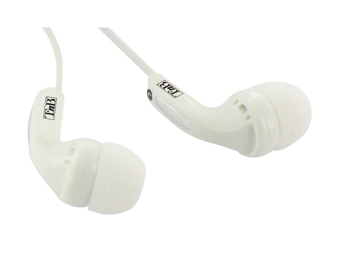 Auriculares com Fio TNB Fizz (In Ear - Microfone - Branco)