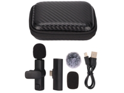 Microfone Lavalier Sem Fio EOOCOO