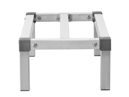 Succebuy Porta-paletes de Alumínio Porta-paletes Estacionários 24 x 14 x 8 Polegadas Armazenamento Prateleira