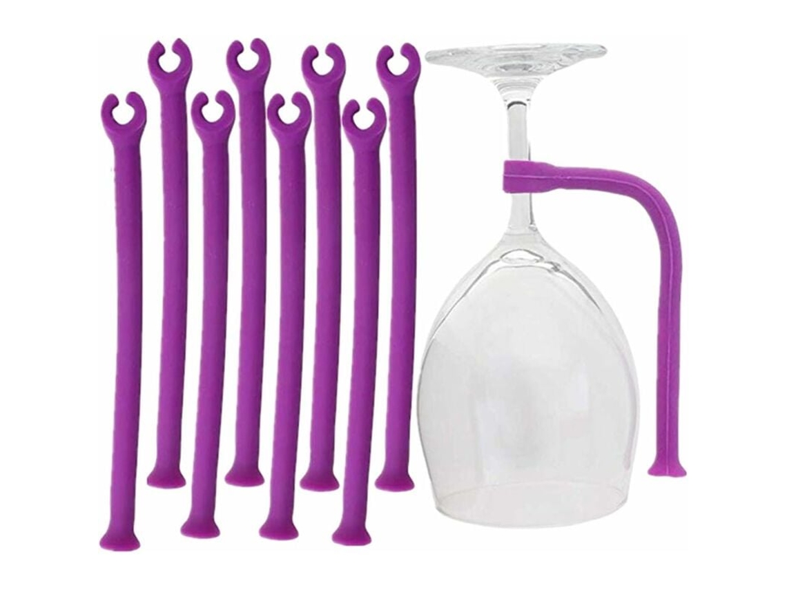 Suporte De Silicone Para Taças De Vinho, Conjunto Com 8 Unidades, Seguro Para Vidro Marasmius, Utensílios De Cozinha