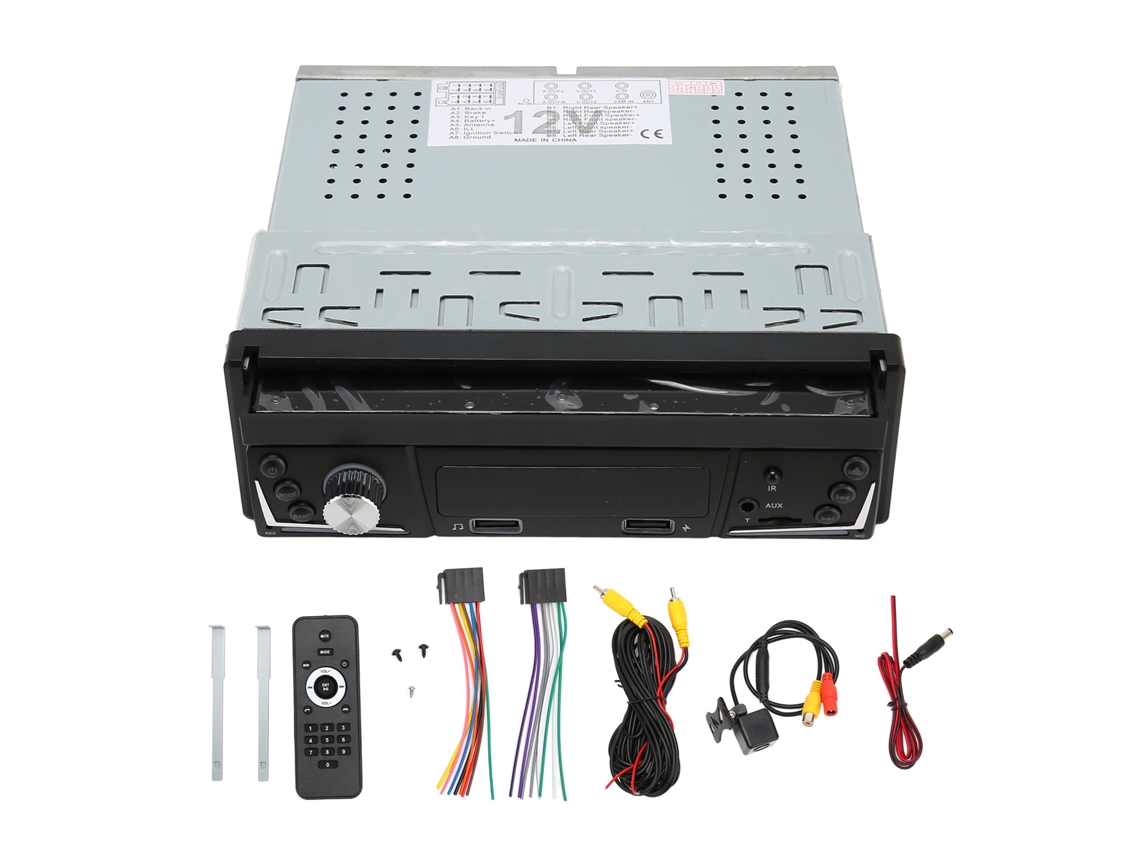 Polegadas Bluetooth Car Video Player Rds Fm Am Car Radio Player Hd Tela De Toque Retrátil Com 12 Led Câmera De Backup Tipo Elétrico