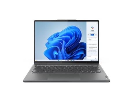 Laptop LENOVO YG7 2IN1 14 (Cinzento - 16 GB RAM - 512 GB SSD - 14' - Tomada EU - Qwerty espanhol - Intel)