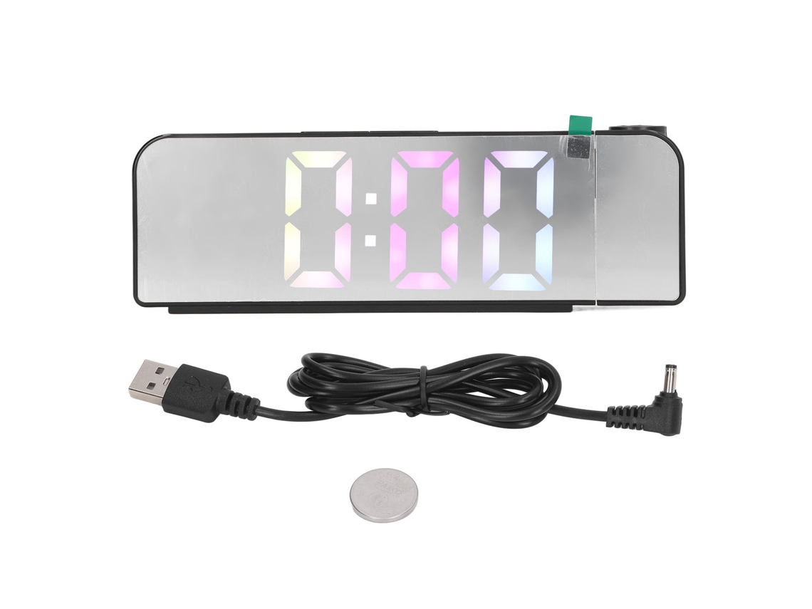 2026 Store reloj Proyección Led Pantalla Grande Alarma 12h/24h Ajuste Brillo 3 Niveles Dormitorio Oficina
