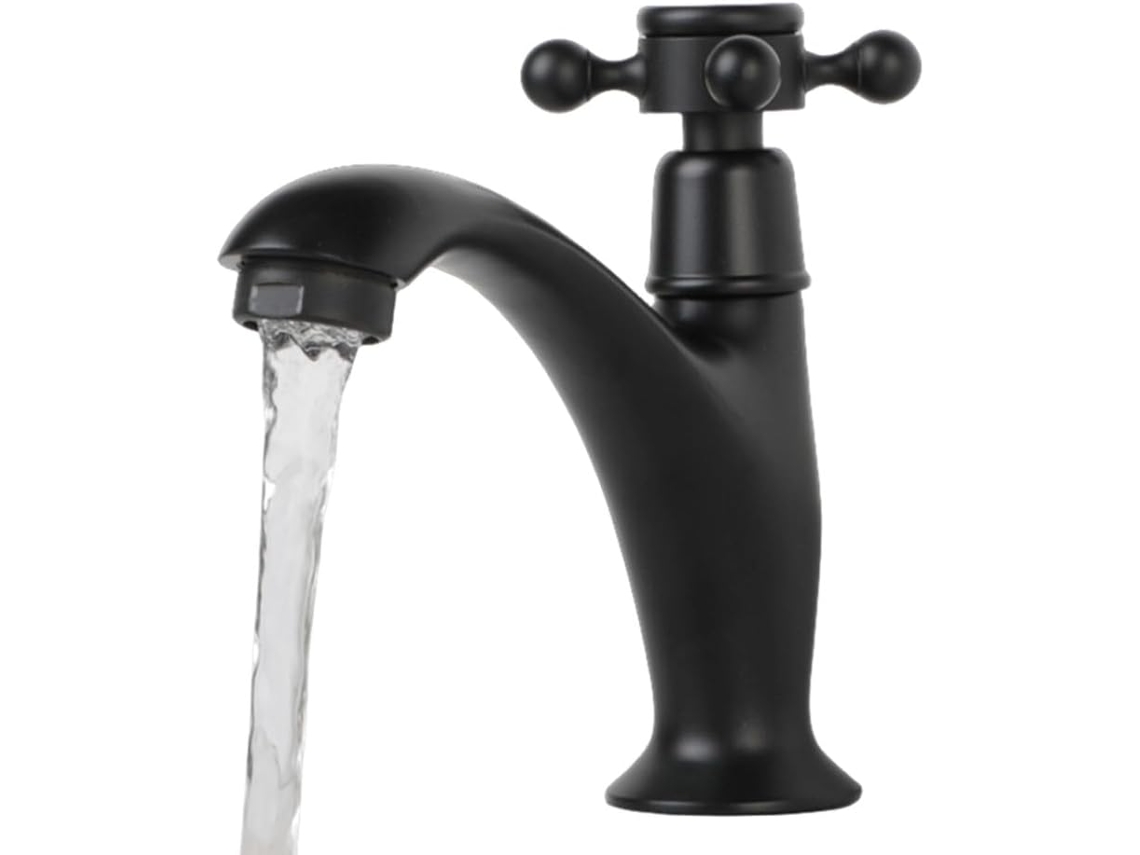 Torneira De Latão, Torneira Única De Água Fria Em Estilo Antigo, Para Banheiro.