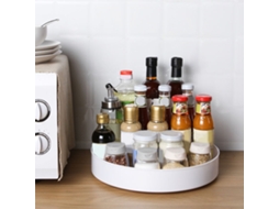 Prateleira Giratória 360 Turntable - Organizador Circular Multifuncional Para Cozinha E Quarto