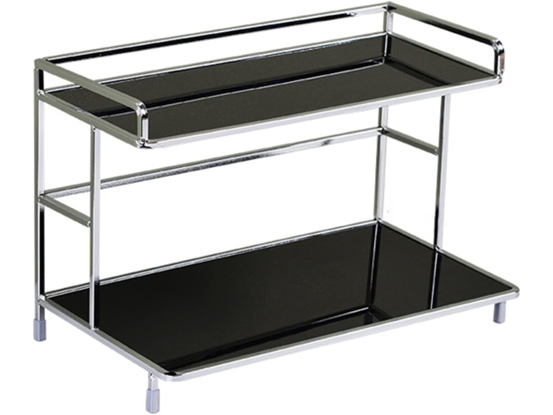 Conjunto de 2 Prateleiras de Metal para Armazenamento, Ideais para Casa, Escritório e Quarto Infantil. SFUSHOS