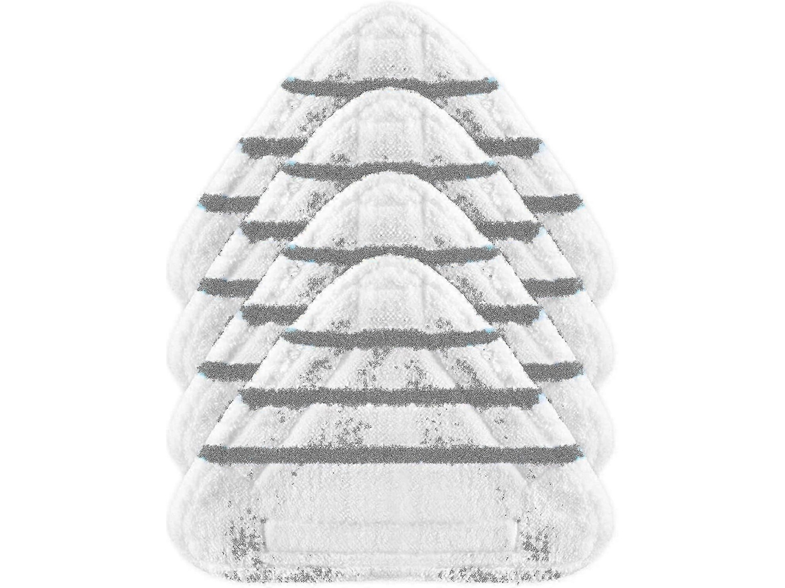 4 Capas De Mop A Vapor De Microfibra, Absorventes Sem Fiapos, Mais Grossas