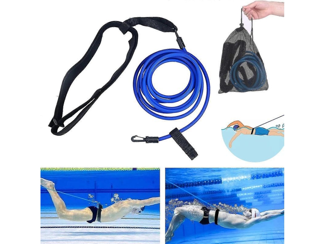 Cinta De Entrenamiento De Natación Ajustable Com Correia Elástica Para Piscina Ideal Para Resistencia E Treinamento Profissional