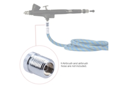 Adaptador De Conversão De Conexão Para Airbrush Badger, Converte Tamanho De Rosca Para 1/8" Bsp