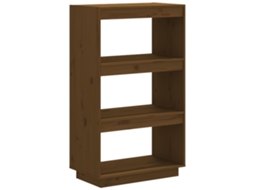 Book Cabinet, Book Cabinets Vidaxl Marrom Madeira De Pinho (n/a)