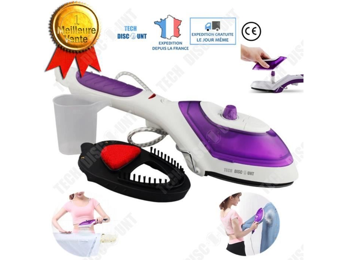 Escova De Passar Roupa Mini 800w Portátil Roxo Aquaforge