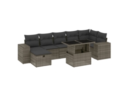 Garden Sofa Set, Garden Sofa Sets Vidaxl Cinzeto Rattan / Vime (n/a)