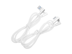 Com 2 Cabos De Carregamento Micro Usb De 90° Para Dispositivos Portáteis, Carregamento Universal, Transferência Rápida Gokoco