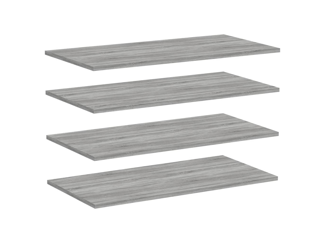 Wall Shelf, Wall Shelves Vidaxl Cinzeto Madeira Processada (80 X 40 X 1.5 Cm)