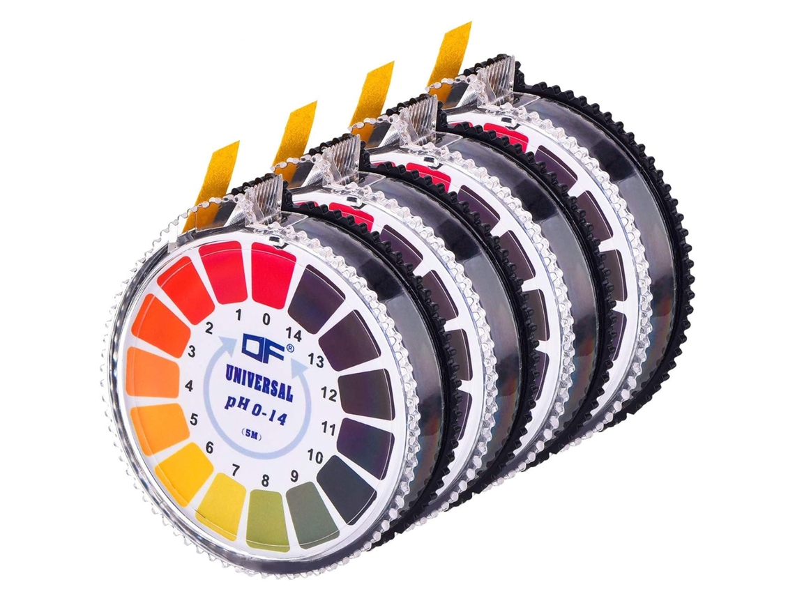 Tiras de Papel para Teste de Ph, 16,4 Pés, 4 Rolos | AQUAFORGE