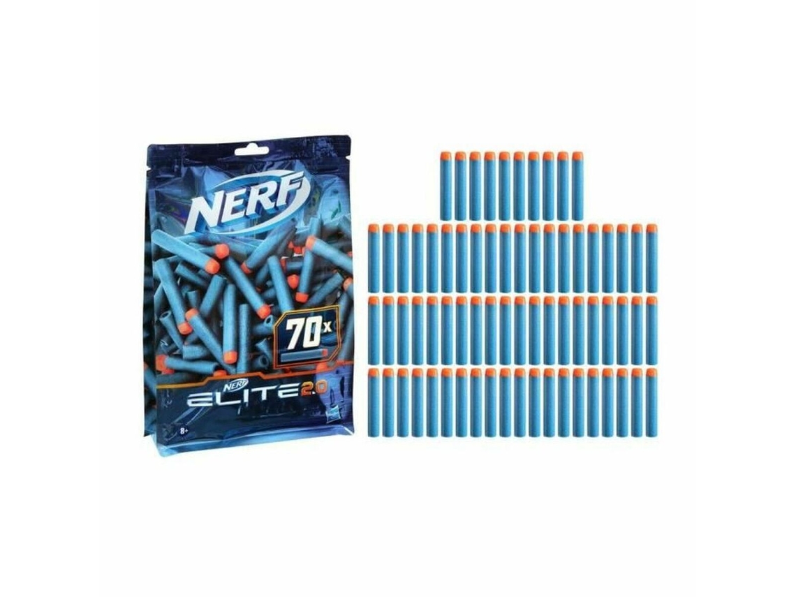 Dardos Nerf Elite 2.0 Refill 70 Unidades (Idade Mínima Recomendada:  8 Anos)
