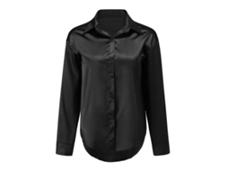 Camisa de Seda Fasst para Mulher Yynuda com Cuello Lapel (S)