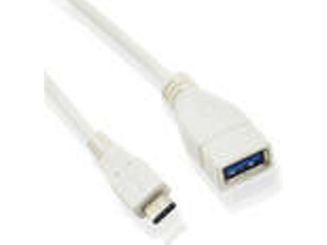 Cabo de Dados MICROCONNECT (USB-C - USB A - Branco)