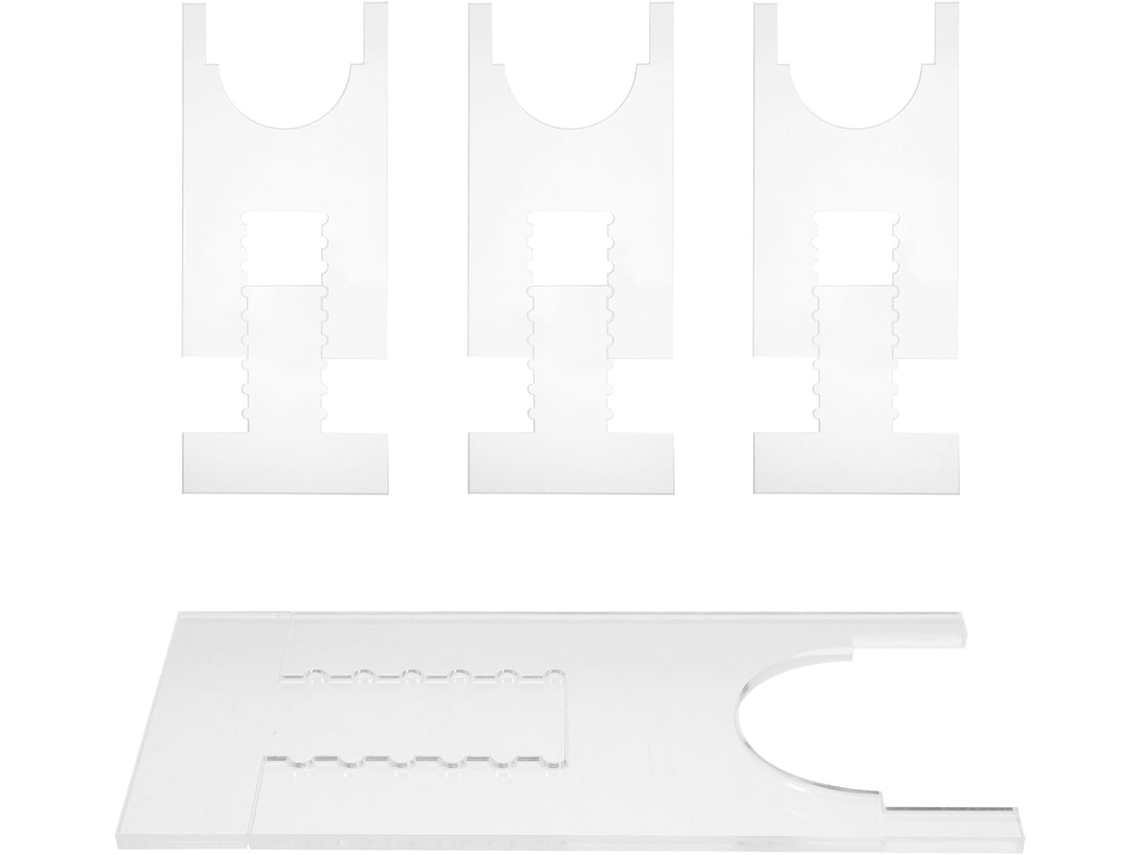 Pretyzoom Conjunto De 2-batentes Ajustáveis Em Acrílico Sofá E Cama, Evitam Deslizamento Com Design Exclusivo