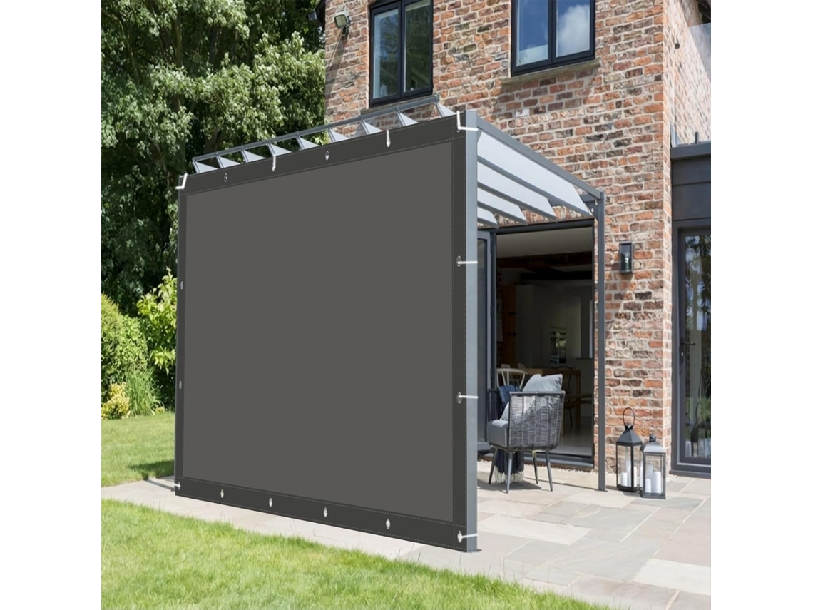 Vela De Sombra Impermeável Com Proteção Uv 110 X 315 Cm Para Pátio, Terraço