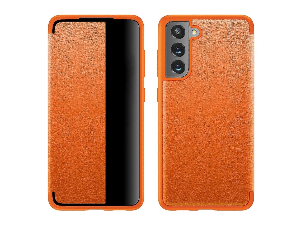 Capa Couro Antichoque Para Samsung Galaxy S21 Fe, Elysve