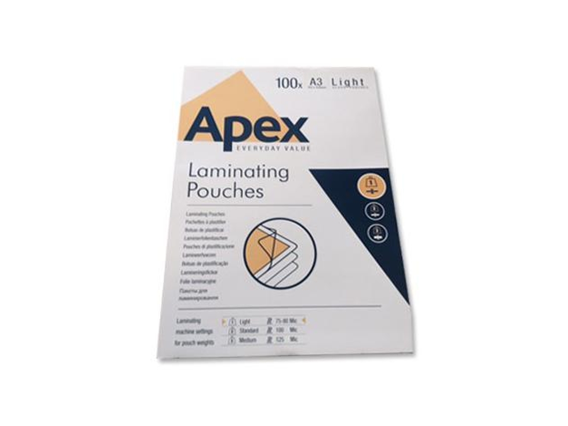 Bolsa Plastificação Térmica 303x426 mm A3 80 microns Caixa 100 Unidades