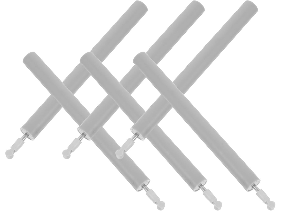 Dobradiças Com Amortecedor Hidráulico Outanaya 6 Peças Para Portas De Armários E Gavetas, 10x109x81mm, Silenciosas