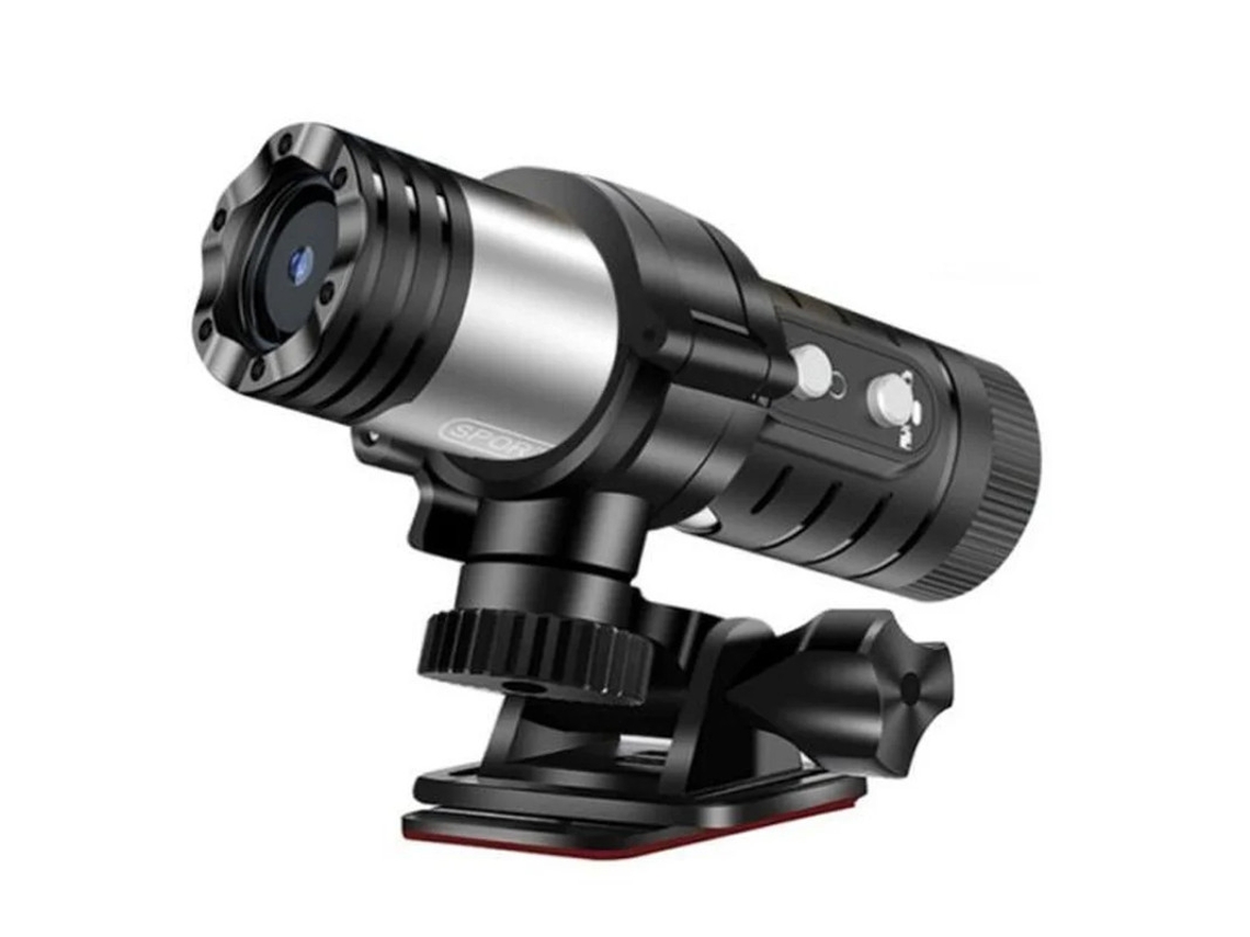 Câmera esportiva à prova d'água Bestvite 4K UHD WiFi para bicicleta e motocicleta, lente grande angular, antivibração, controle de aplicativo e gravação.