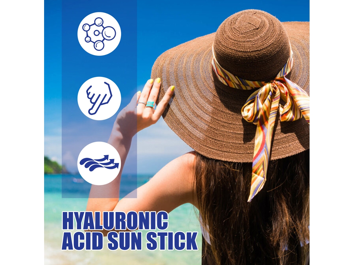 Stick Solar Aéreo de Ácido Hialurónico SPF50+ para Rosto